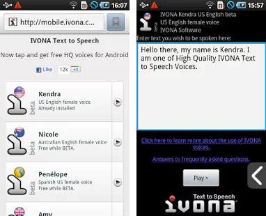 ivona text to speech